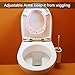 Potty Training Seat for Toddler Infant Kids Training Toilet Seat for Boys Girls Baby Toilet Trainer with Handles Splash Guard Non-Slip with Soft Cushion Adjustable for Most Toilet Brush Bonus (Pink)