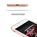iPhone 7 Case,Veatool [Metal Series] One-piece Matte Back and TPU Bumper Cushion Cover for iPhone 7(2016)(Rose Gold)