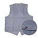 EGC1B03A-L Silver Patterned Various Style Waistcoat Woven Microfiber Thank You Gifts Large Vest By Epoint
