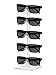 Marketing Holders Eyewear Holder Countertop Display Stand Holds 5 Pairs of Sunglasses or Eyeglasses Clear Acrylic with Square Base for Retail Pharmacies Optical and Department Stores