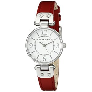 Anne-Klein-Womens-109442-Leather-Strap-Watch