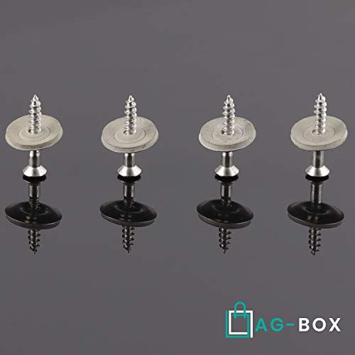 Spenglerschrauben mit TORX 4,5x45 mit U-Scheibe 20mm (50 Stück) aus Edelstahl A2 (V2A) ähnl. DIN 7995 TX Dichtscheibe… – Bild 6