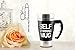 Smileto 350ml Portable Lazy Auto Self Stirring Mug Mixing Tea Coffee Cup Perfect For Office Home Gift (Black)