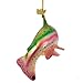 Noble Gems Kurt Adler Glass Rainbow Trout Fish Ornament, 4.75-Inch