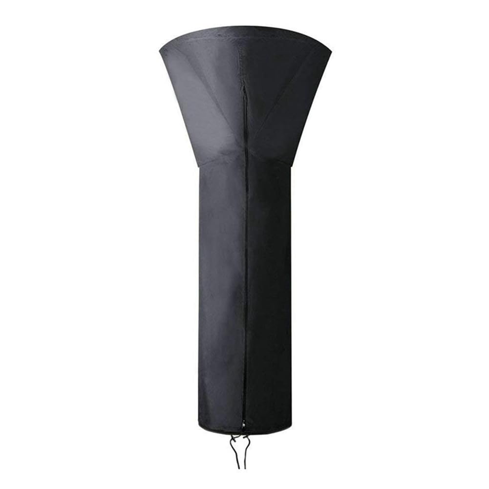 Mecerypt Patio Heater Covers with Zipper and Air Vent,Waterproof,Dustproof,Wind-,UV- Snow- 226X91X54CM Easy Install