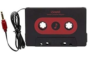 ISound Car Stereo Cassette Adapter - Plays Music From Your Audio Device to Your Car Stereo Cassette Player