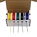 Striveday 24 AWG Hook Up Wire 1007 PVC Solid wire Kit box Electric wire 24 gauge 300V Cable (32.8ft Each Color)