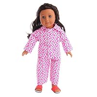 Theshy Pajamas Nightgown Clothes for 18 Inch American Doll Accessory Girl