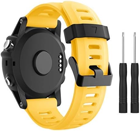 SUPORE Garmin Fenix 3 Correa de Reloj, reemplazo Respirable Suave del silicón Pulsera Hermosa Deporte y edición para Fenix 3/Fenix 3 HR/Fenix 5X ...