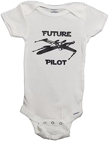Mari Kyrios Creations Star Wars Rebel X Wing Future Pilot Onesie Resistance Fighter Baby Jumpsuit Pajamas & Bodysuit Romper PJ (6-9 Months)