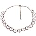 Fashion Statement White Rhinestone Necklace Choker Collar Chunky Jewelry