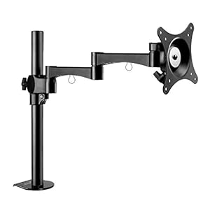 BESTEK PC モニター アーム 液晶ディスプレイ アーム クランプ式 水平多関節 17-27インチ対応 BTSS01BK