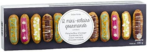 Amazon Co Jp Picard ピカール 食いしん坊のミニエクレア ピスタチオ フランボワーズ チョコレート レモンメレンゲ 12個入 冷凍 Food Beverage Alcohol