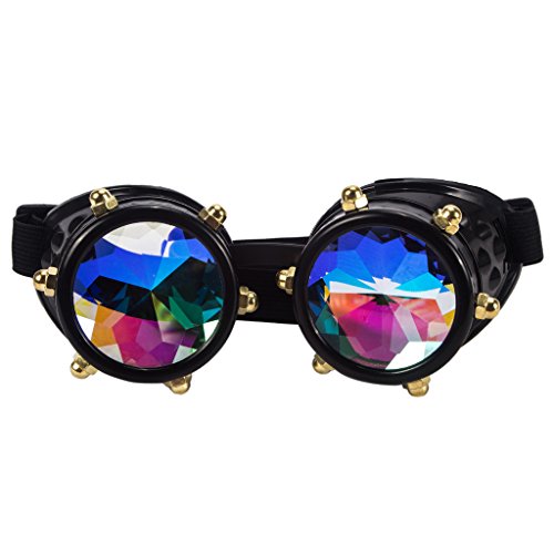 Festivals Glasses Vintage Party Sunglasses Steampunk Goggles with