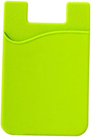 Silicone Wallet for Phone Stick on Wallet Card Holder for Back Of Phone or Case Adhesive Card Holder Phone Wallet for iPhone, Samsung, etc to carry ID, Credit Card, & More!