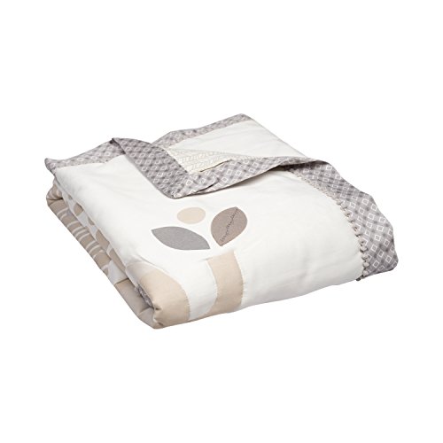 Lolli Living Naturi Baby Quilt - Colorful, Modern Quilted Comforter In 100% Cotton, Use As Bedding Or Decorative Wall Hanging, A Beautiful Addition To Nursery.