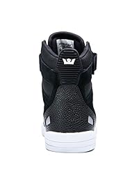 Supra - Zapatillas para hombre, color negro y blanco