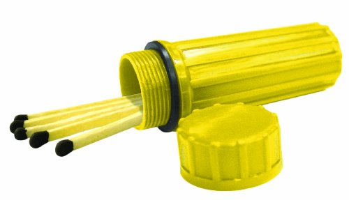 UST Waterproof Match Case (Matches not included), Yellow