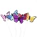 Factory Direct Craft® Group of 12 Assorted Color Natural Feathered Monarch Mini Butterflies with Attached Wire for Easy Displaying and Crafting