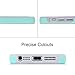 BENTOBEN iPhone 5 Case,iPhone 5s Case, iPhone SE Case, Dual Layer Anti-Scratch Rugged Durable Impact Resistant Plating Chrome Button Anti-Slip Skidproof Case for iPhone SE/5S/5, Mint Green