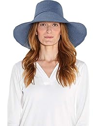 Coolibar sombrero para la playa con protección contra el sol UPF 50+ para mujer