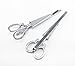 yueton 4pcs Gold and Silver Scissors Shape Barrettes Bobby Pin Hair Clips Bride Headwear Edge Clip Clamps