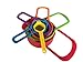 STARBER Plastic Measuring Spoon Set - 6 Spoons for Liquid and Dry Ingredients, Ranging from 1/2 Tablespoon to 1 Cup Including Milliliter Measures - Nesting, Colorful and Easy to Clean