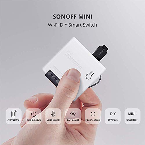 SONOFF Mini 10A Smart WiFi Wireless Light Switch, Universal DIY Module for Smart Home Automation Solution, Works with… - Image 3