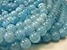 Aquamarine Beads Strand, Round Beads, Natural Aquamarine Gemstone for Jewelry Making by BEEZZY BEEDZ (8mm, Aquamarine Light Blue)
