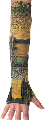 Sunset Scenery Art Athletic Armgards Soft Arm Sleeve