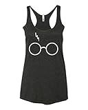 Wild Bobby Harry Potter Glasses Scar Premium Tri-Blend Racerback Women's Tank Top