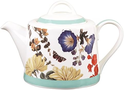 RHS Queens Butterflies and Bloom Garden Teapot 28.06 fl oz 3 Cup