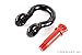 Red Hound Auto 4 Shackles 3/4 Inches Galvanized D Ring Marine Anchor Bow Black with Screw Pin 4.5 Ton