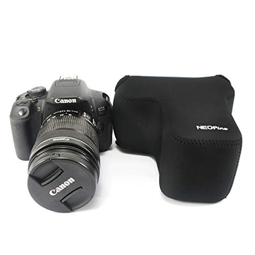 Schwarz Flexible Neopren DSLR / SLR Leicht Kameratasche Kompatibel mit Nikon D5600 D3500 D3400 D5500 D3300 D5300 D5200… – Bild 5