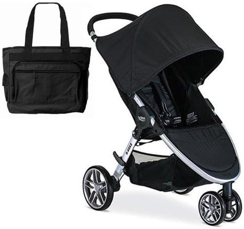 Britax Systems 2017 B-Agile 3 Stroller with Diaper Bag - Black