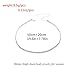 Simsly Silver Thigh Chains Leg Body Jewelry with Bead for Women and Girls BD-20