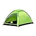 Enkeeo 2 Person Camping Tent Ultralight Backpacking Tents with Carry Bag Dome Shape for Family Hiking Park Beach (Green)