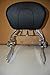 Wisdom Motorcycle Backrest sissy bar and flat luggage rack for Harley Davidson Touring Models 1997-2008