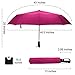 Rainlax Travel Windproof Umbrella Lightweight 10 Ribs Automatic Compact Canopy Umbrellas for Men/Women One Handed Operation