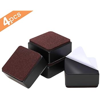 Amazon.com: Ezprotekt 1.2 Inch Bed Risers - Solid Steel ...