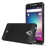SPARIN BLU R1 HD Case, [Anti Scratch] [Refined] [Shock Absorption] TPU+PC Case for BLU R1 HD, Dual layers, Black