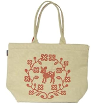 Amazon クロスステッチシリーズ トートバッグ バンビ バッグ 財布