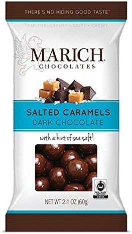 Marich Dark Chocolate Salted Caramels 2.1oz