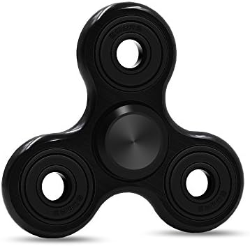 Fidget Spinner Toy Alloy EDC Hand Spinner for Autism and ADHD Rotation Long Time Stress Relief Toys by NuoYaRen 02,Black