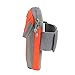 yodo Running Sport Armband with Key Holder and Earphone Hole,2 Pouches Fits for iPod Nano/Cell Phone iPhone7/8/6S/6/Samsung Galaxy S6/S7 Edge for Workout Exercise Gym Jogging Walking Biking,Orange