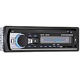 GHB Auto Radio Coche Bluetooth Estéreo AM FM In-Dash USB SD Reproductor Audio MP3 WMA APE FLAC WAV Pantalla LCD