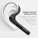 NENRENT S580 Bluetooth Headset,Longest Call Time Up to 12-15 Hour Wireless Headphone Earphone Earpiece with Mic Hands-Free Calls for iPhone 6 6S 7 Plus X Ipad Samsung LG HTC 1 Piece Black