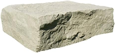 Extra Large Landscape Rock, Armor Stone Appearance, Lightweight, 41"W x 32"D x 13"H, Sandstone Color