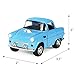 Toy Diecast Car Play Vehicles, Classic Diecast Model Cars, Old Car Models, Moving Vehicle Toys, Pull Back Action with Lights and Sounds 1:38 - iPlay, iLearn (Blue)
