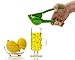 Optimize Chef Lemon Lime Citrus Press Squeezer Juicer - Green Color - Best Hand Held Juicer to Squeeze Lemonade - Get Every Last Drop